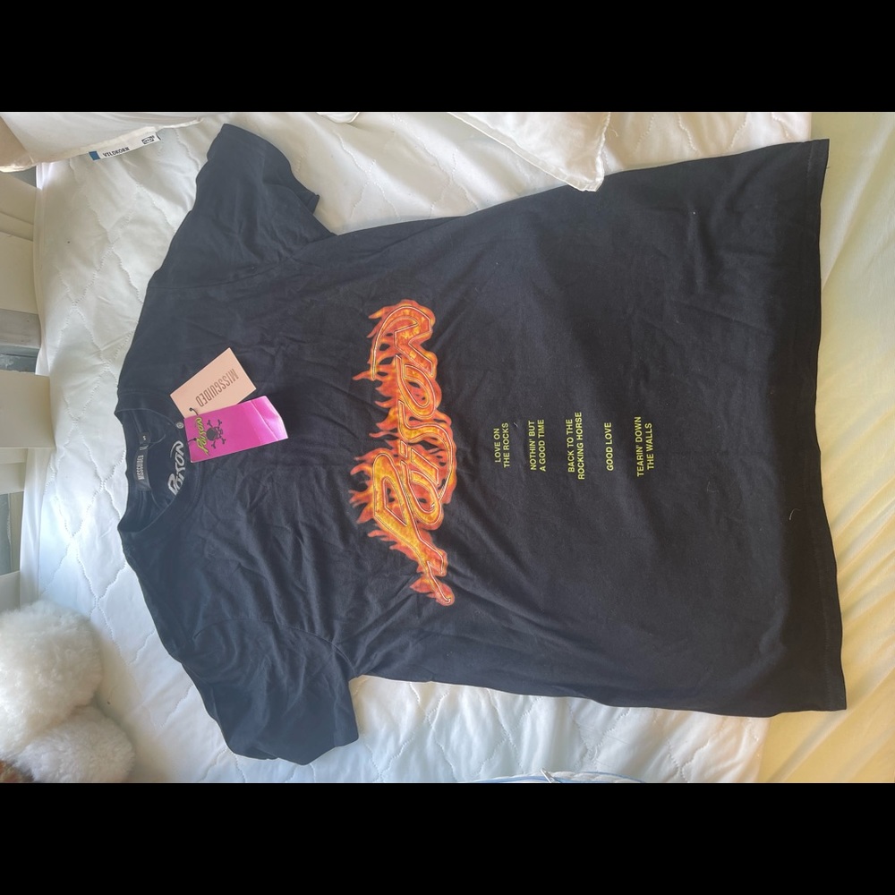 Black Poison Graphic Oversized T-shirt - Picture 5 of 5